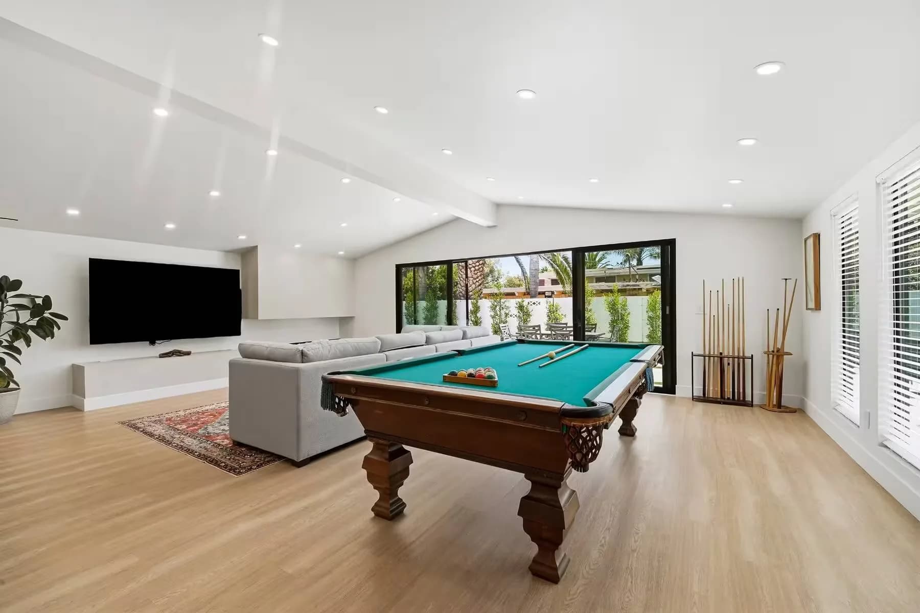 Open living space in a completed Yeganeh Inc. project